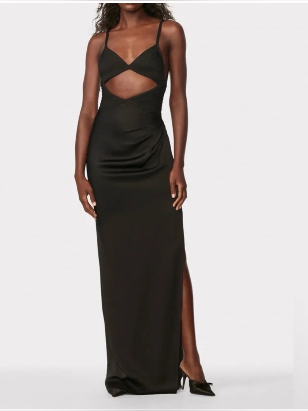 Herve Leger Maxi Dress HLR8419633 Black NWT